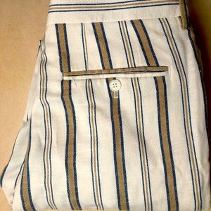 Linen Pants, tapered crop